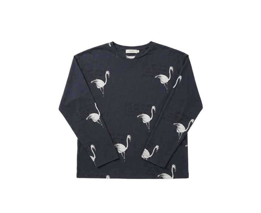 10 Zara Girls Dark Grey Printed Blouse - Image 1