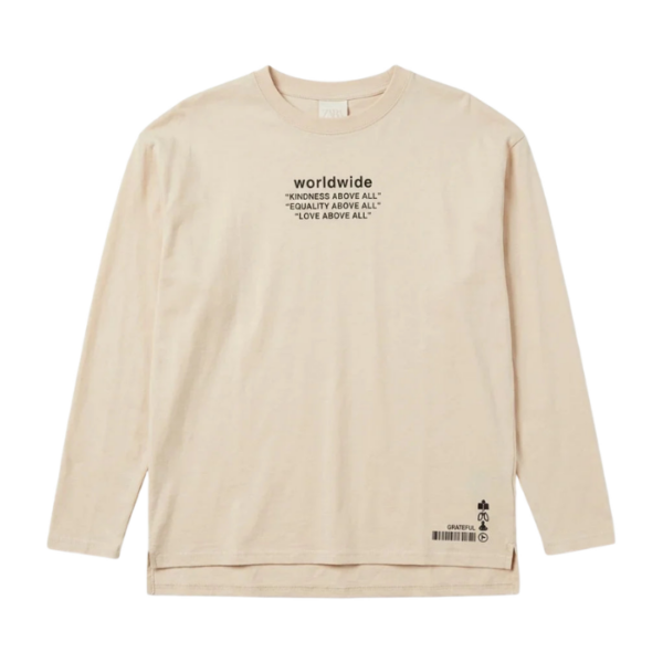 Zara Boys Beige Worldwide Long Sleeve Blouse