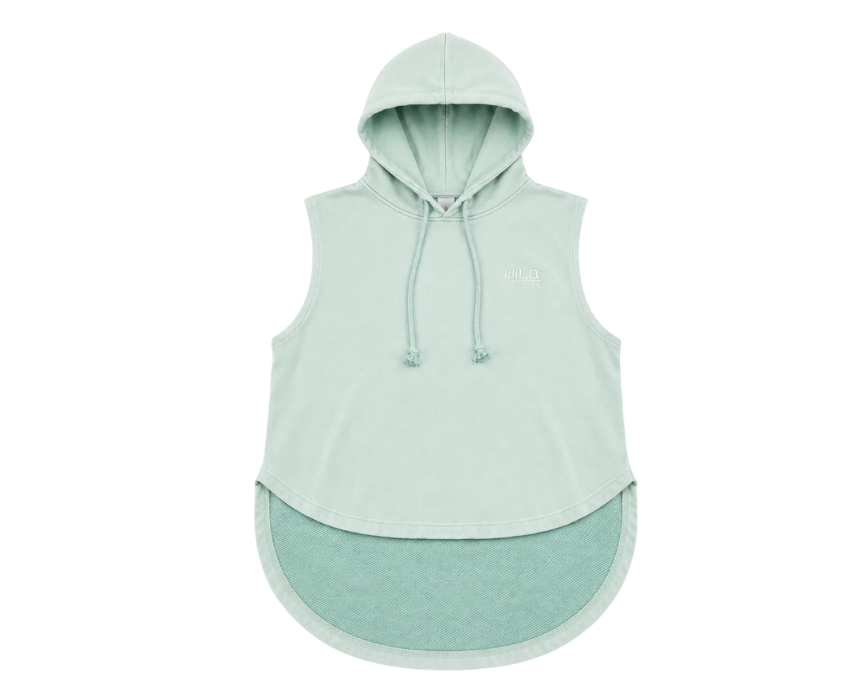 10 Zara Boys Mint Green Wilo And Free Hooded Sleeveless Blouse - Image 1