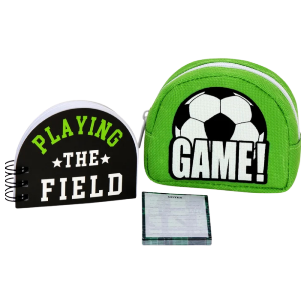 Soccer Stationery Clip Set