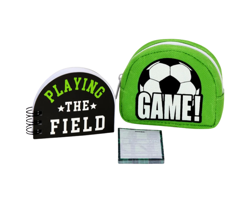 10 Soccer Stationery Clip Set - Image 1