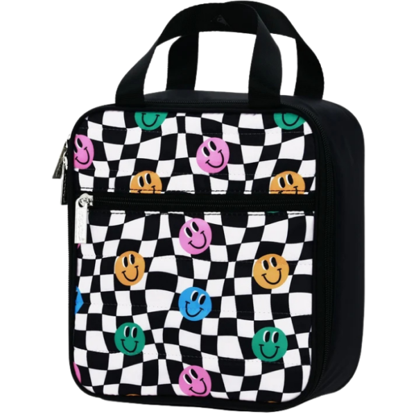 Good Times Checkered Lunch Bag