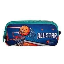 Barrel Pencil Case Must Team Basketball 2 Compartments