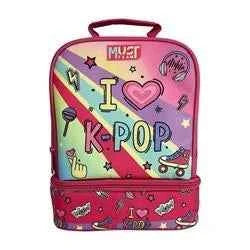 Lunch Bag Insulated Must Team Yummy I Love K-Pop 2 Compartments