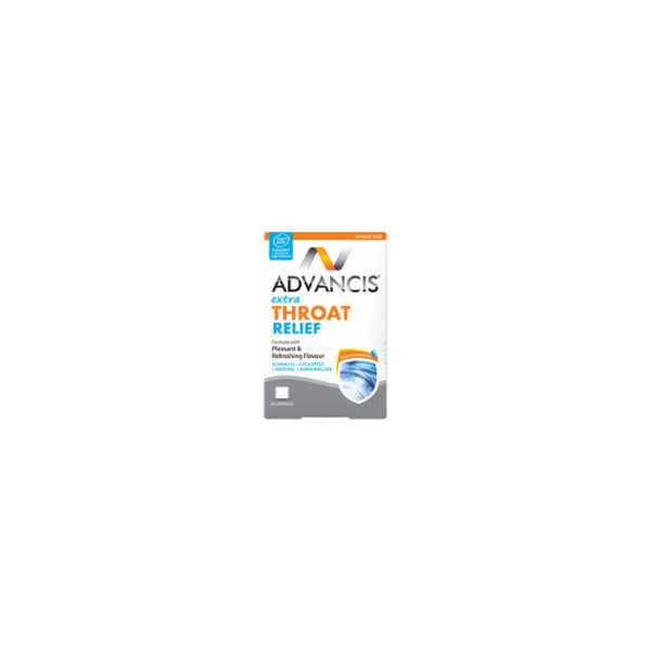 Extra Throat Relief Lozenges Advancis