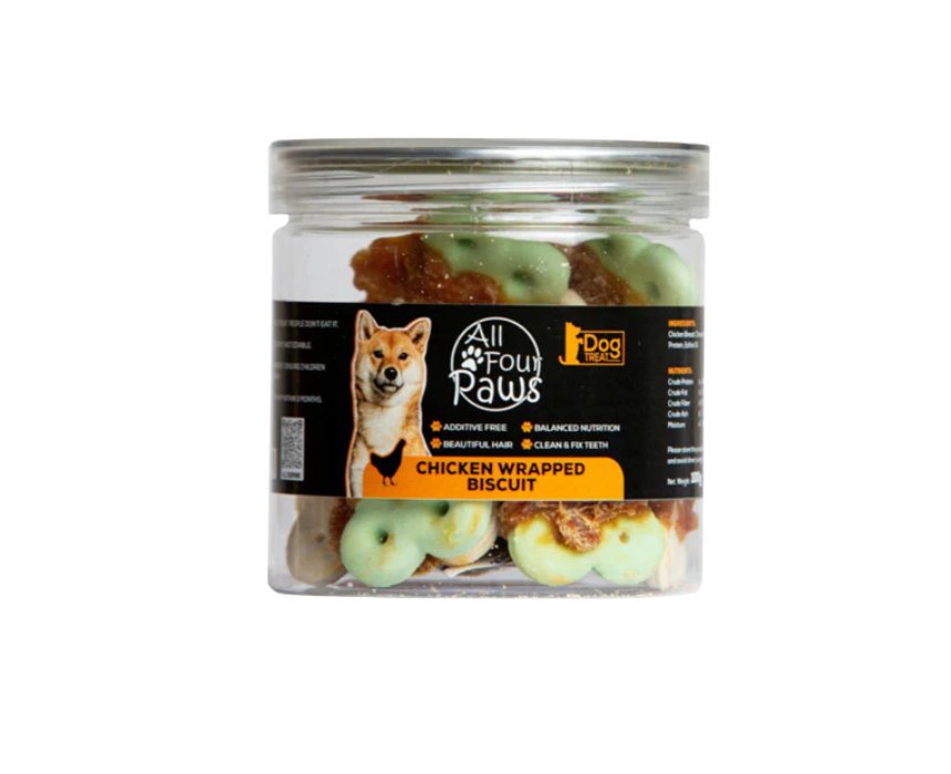 11 Chicken Dog Biscuits All Four Paws - Image 1