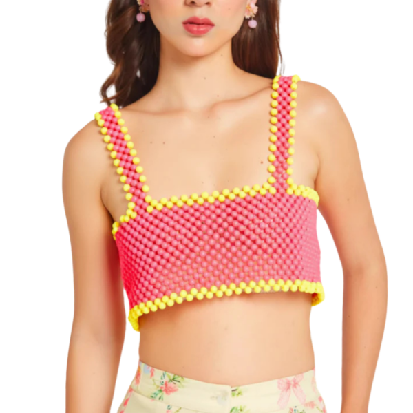 The Beaded Pink Bralette
