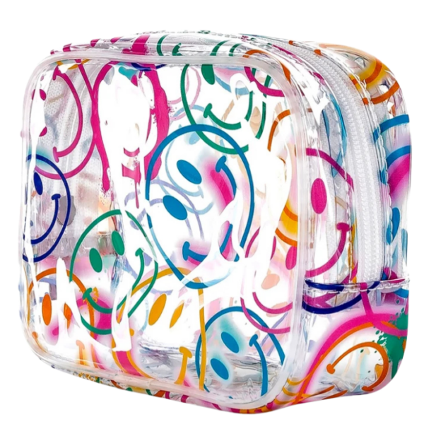 Smiles Everywhere Clear Pouch