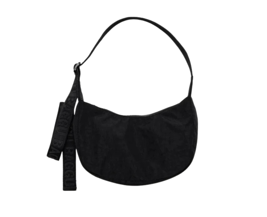 11 Crescent Black Nylon Bag - Image 1