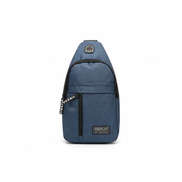 Sling Bag Blue With Earphone Pocket#Mlk0315-10Bl