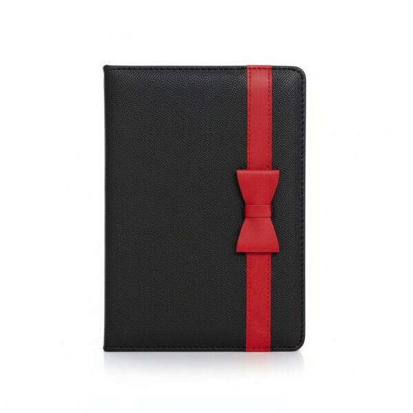 Notebook A5 Lined Black With Ribbon Red120Sheets-80Gr#Cpnb07-05 /Rd