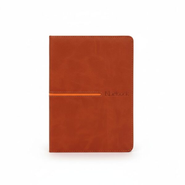 Leather Notebook A5 Lined Light Brown 120Sheets-80Gr#Cpnb07-07/Hv
