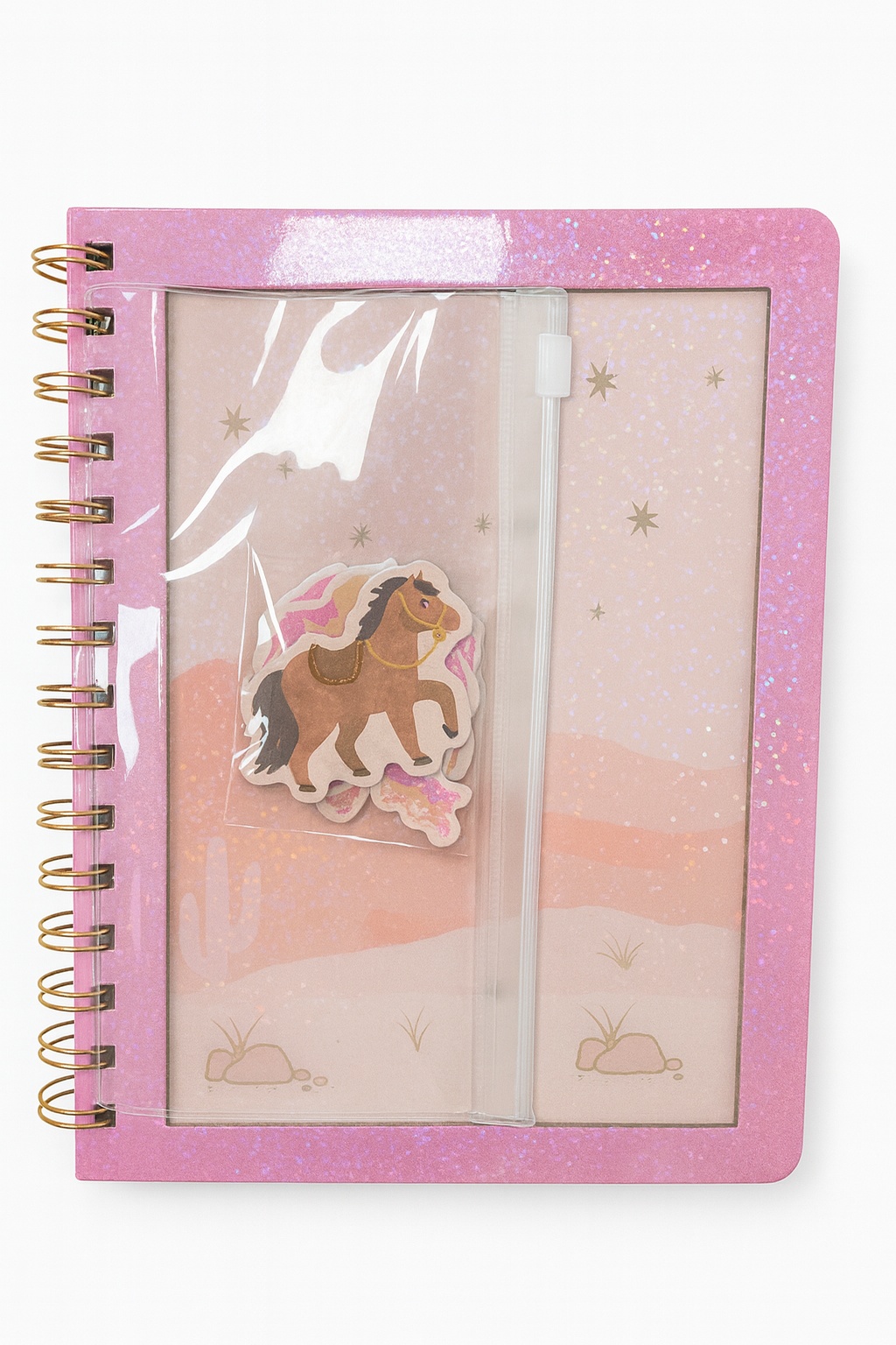 1111100471580 Spiral Notebook & Magnets Hard Cover With Metal 148X210Mm Ruled Pages 80G 80Sheets#Mf995321