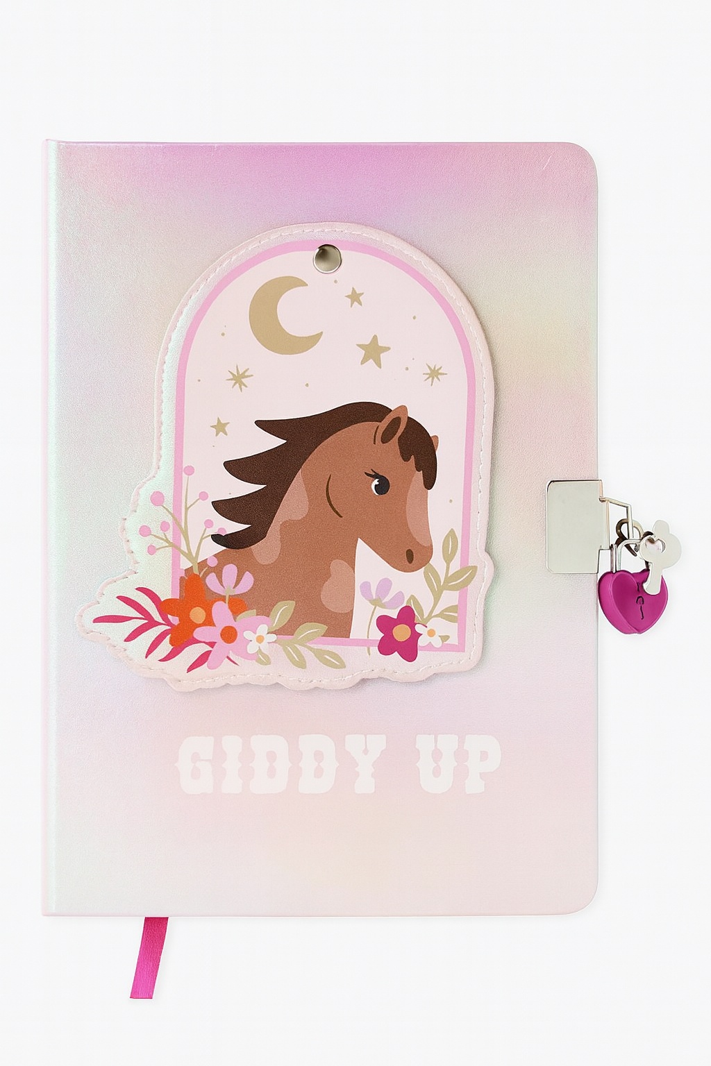 1111100471603 Notebook Pu Hard Cover With Mirror 148X210Mm Ruled Pages 80G 80Sheets#Mf995325