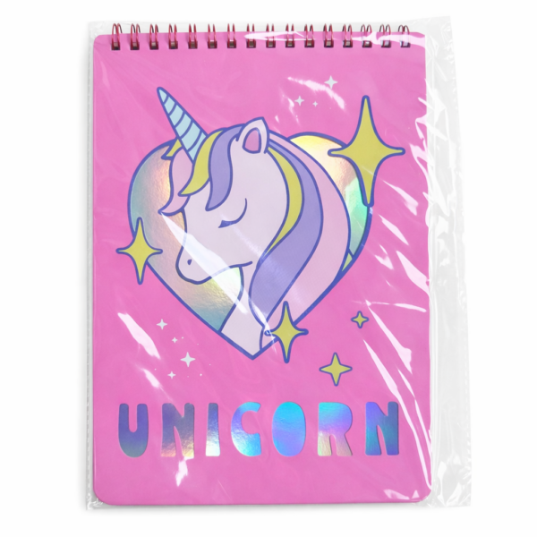 Spiral Notebook Paper Soft Cover 148X210Mm Ruled Pages 80G 50Sheets#Mf995100