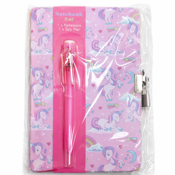 Notebook&Spy Pen Set Including 1 Notebook Hard Cover 148X210Mm 80G 64Sheets With 1 Spy Pen#Mf995104