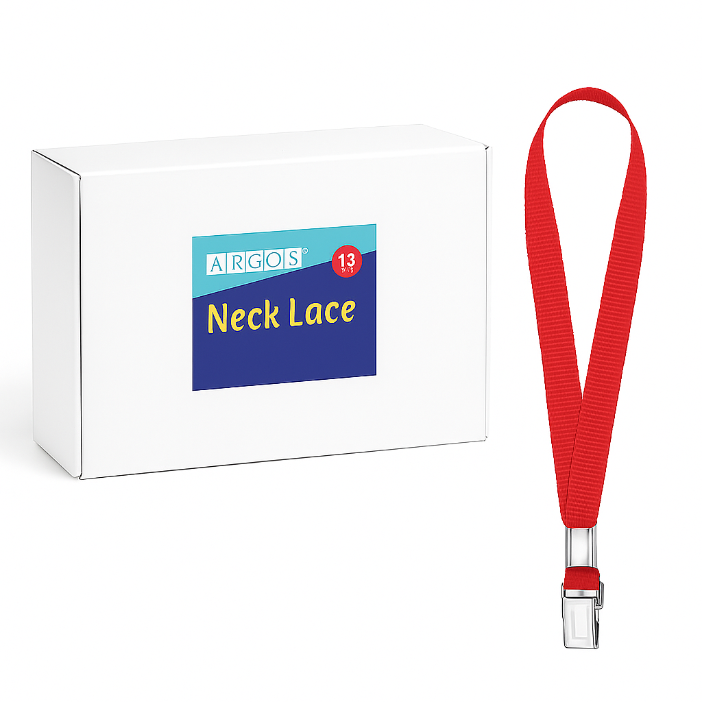 1111100472204 Name Badge Holder With Clip Red 43Mm Each 50/Pack#Arg1237-Rd