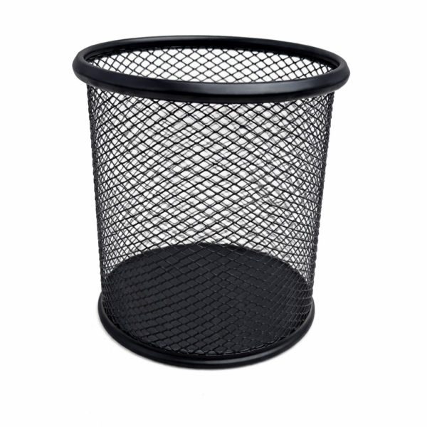 Pen Holder Mesh Black round / square #Mf08244plz