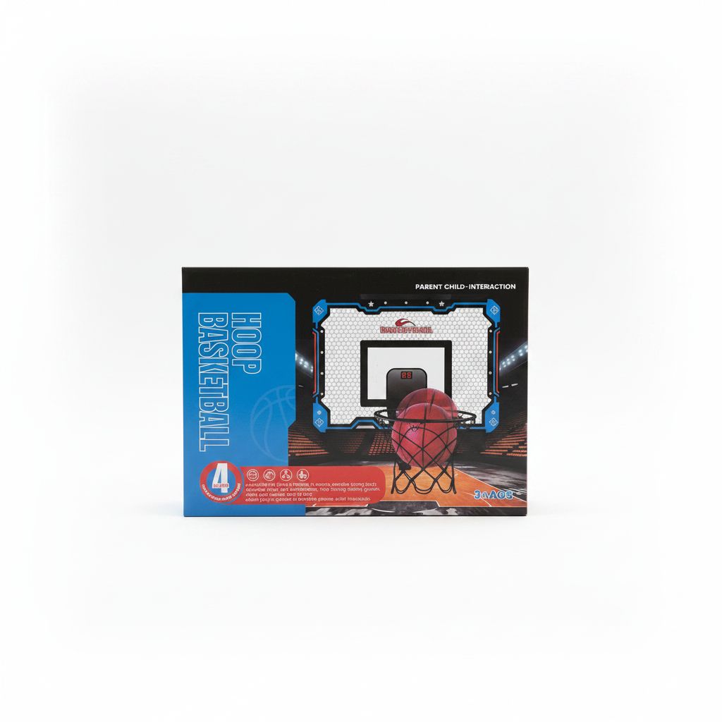 1111100485594 Wall-Mounted Basketball Hoop with Electronic Scoreboard & Sound#MLK-WJ1701