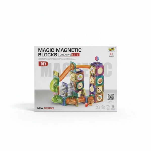 Magic Magnetic Blocks - DIY Creative Marble Run Set#MLK-HJY124