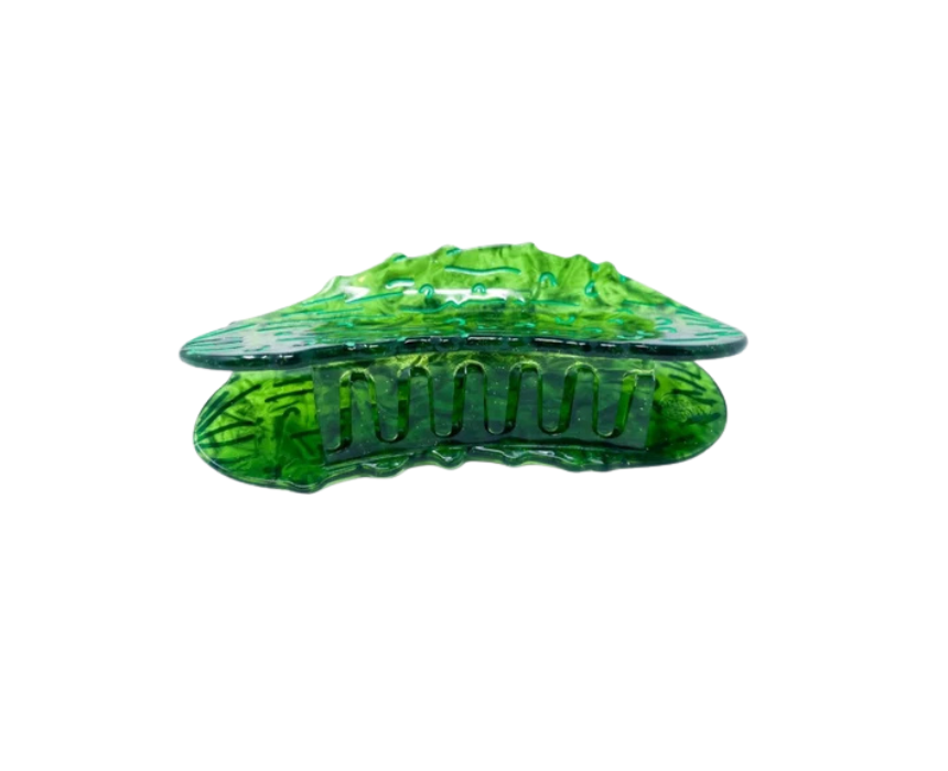 12 Mini Pickle Hair Claw Clip - Image 1