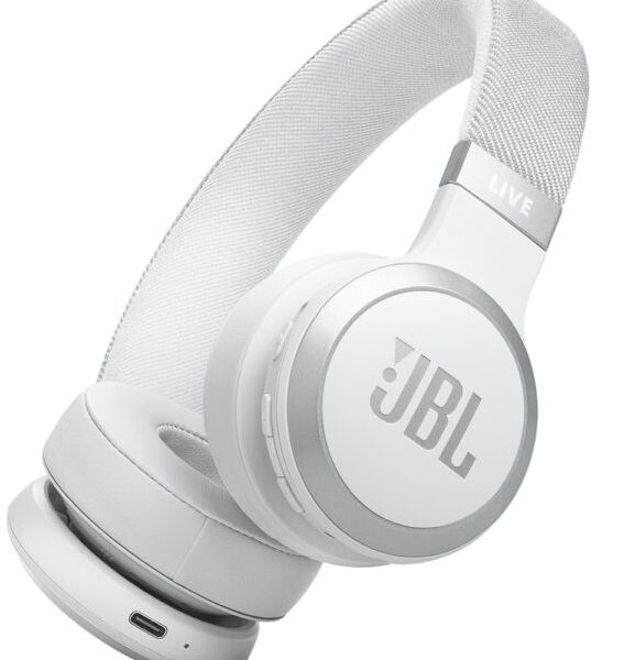 Wireless Headphones Live670Ncwht With Pure Bass Sound White #Jbllive670Ncwht