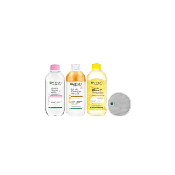 Micellar Water Trio + Free Pads Garnier