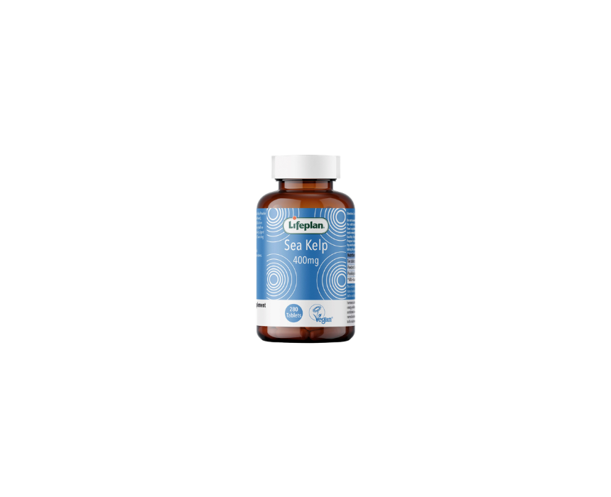 126 Sea Kelp 400mg 280 Tablets Lifeplan - Image 1