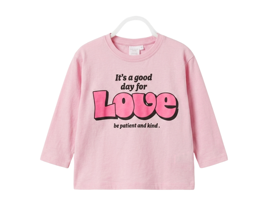 13 Zara Girls Pink Printed Blouse - Image 1