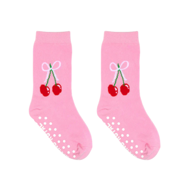 Kids Cherry Crew Socks