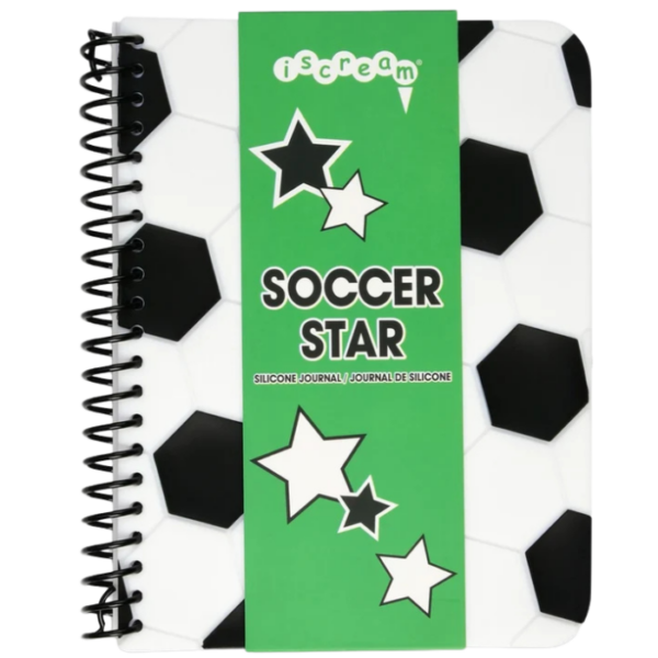 Soccer Star Silicone Notebook