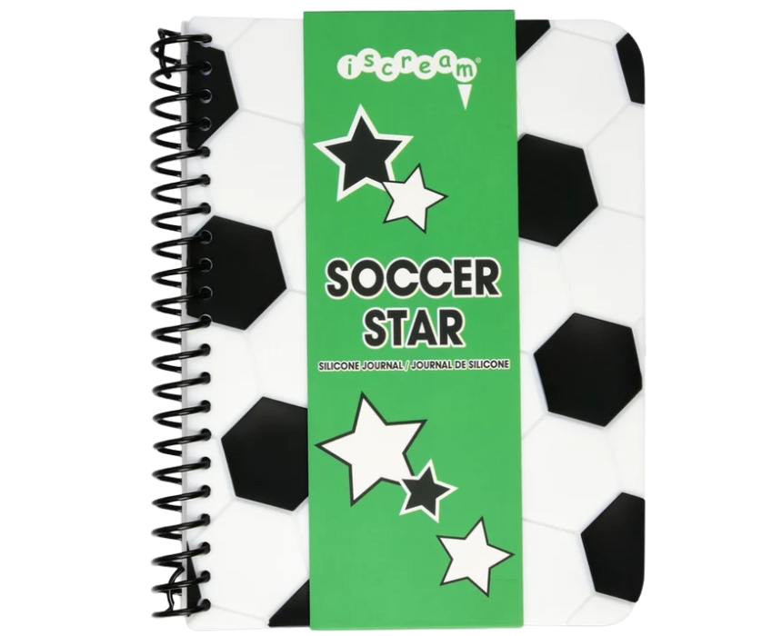 13 Soccer Star Silicone Notebook - Image 1