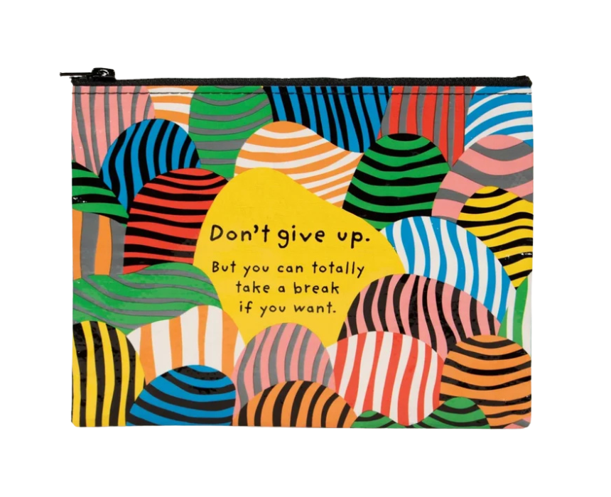 13 Do Not Give Up Zipper Pouch - Image 1