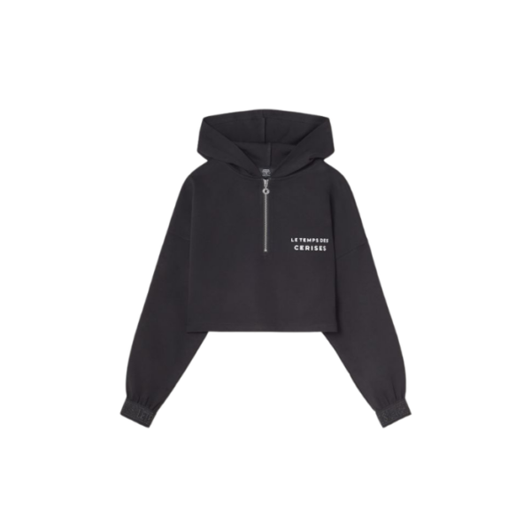 Black Zip Hoodie