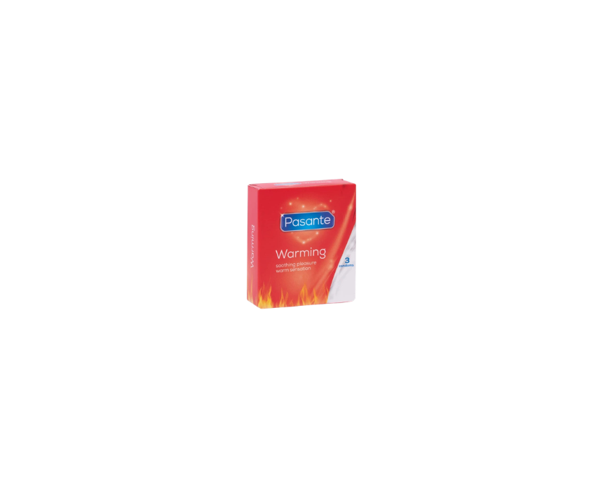134 Warming Condoms 3‑Pack Pasante - Image 1