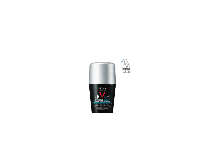 136 72H Invisible Resist Dermo Deodorant for Men Vichy - Image 1