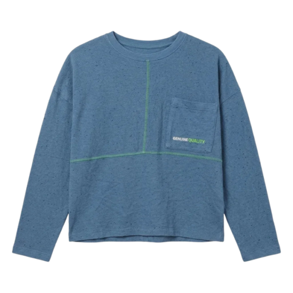 Zara Boys Blue Chest Pocket Long Sleeve Blouse