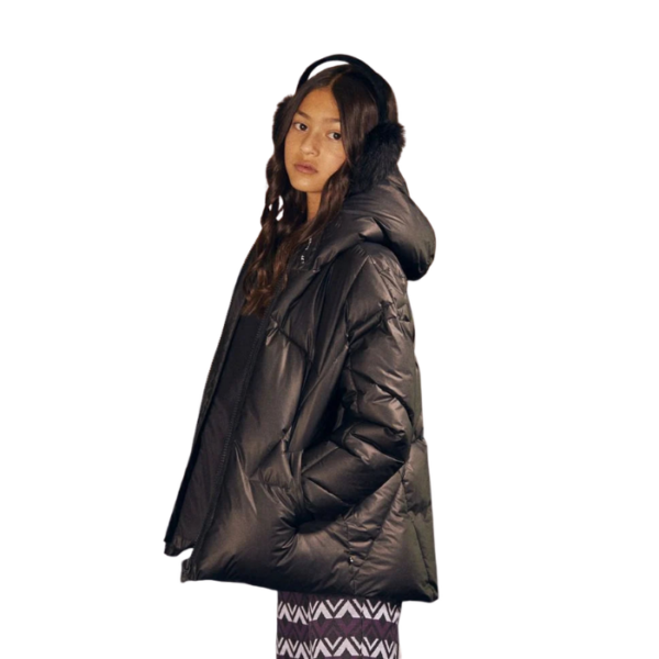 Womens Black Puffer Jacket