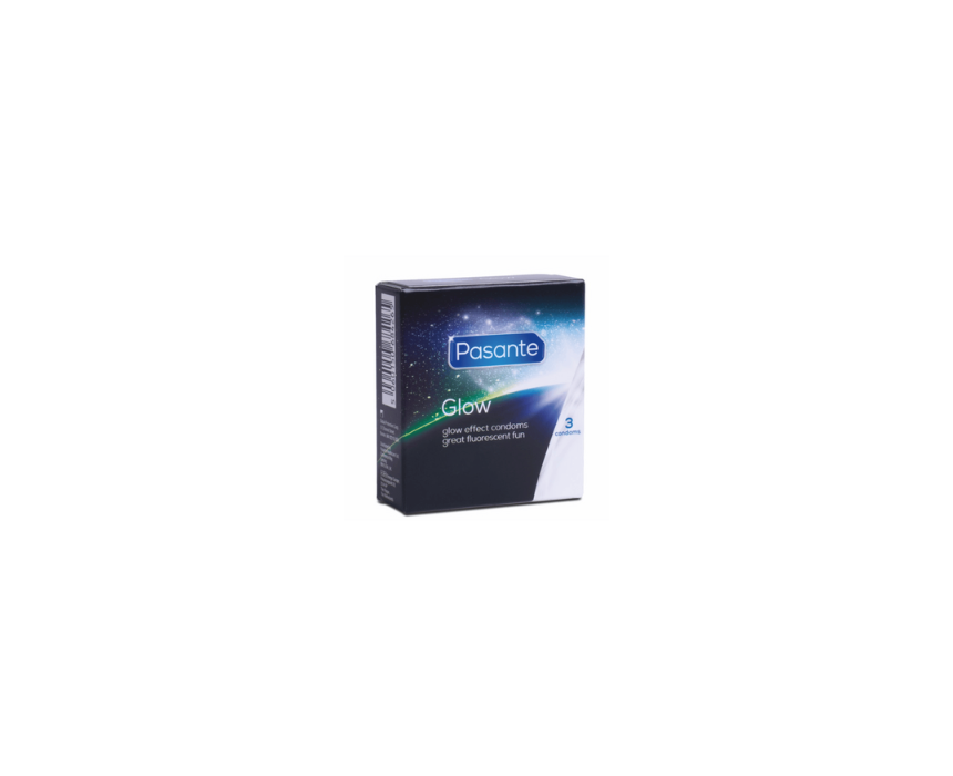146 Glow Condoms 3‑Pack Pasante - Image 1
