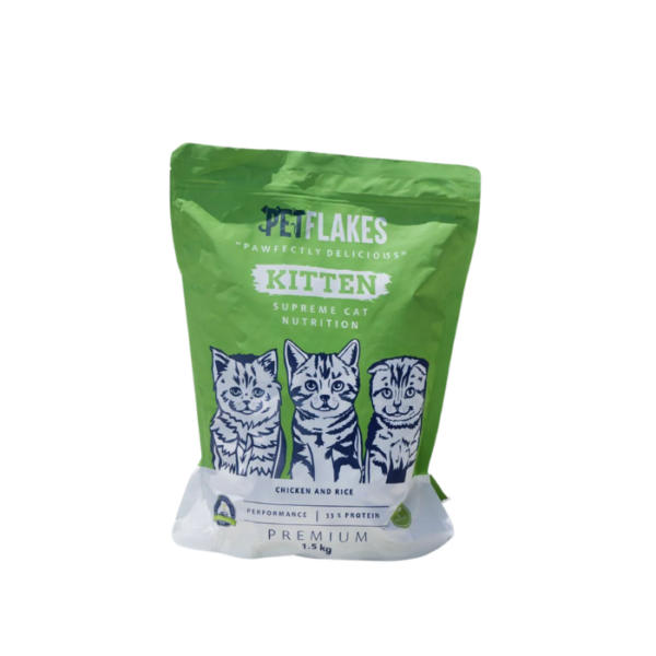 Pet Flakes Kitten Chicken Rice Food