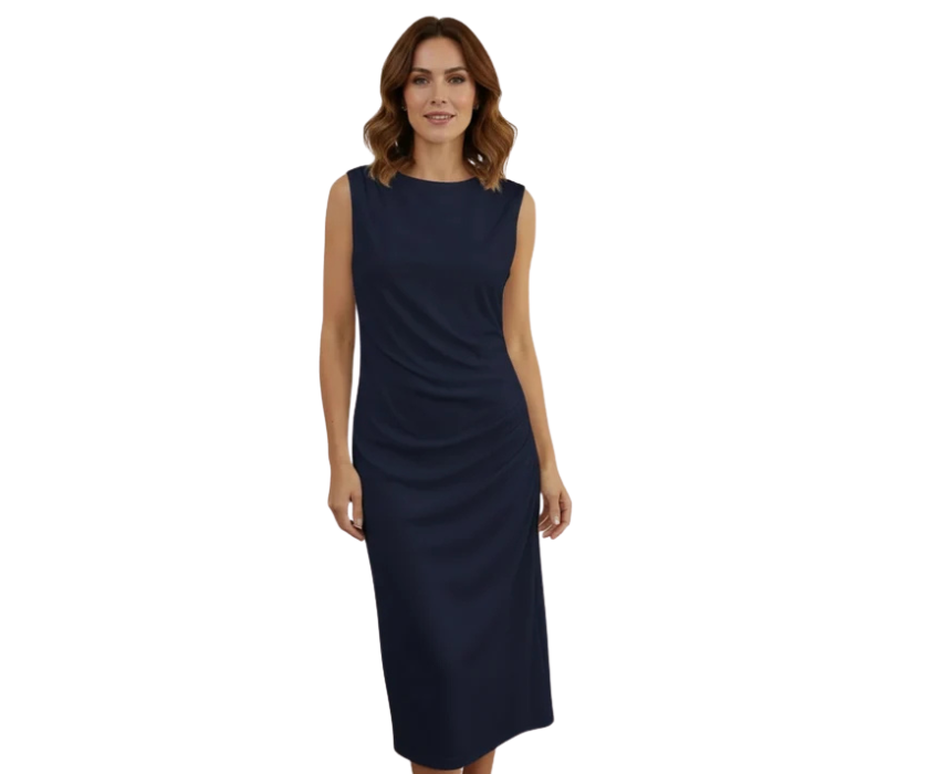 15 Midnight Drape Midi Dress - Image 1