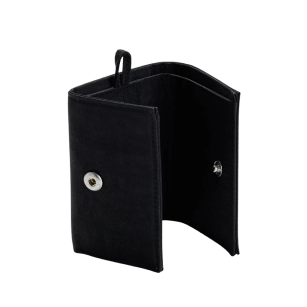 Snap Black Wallet