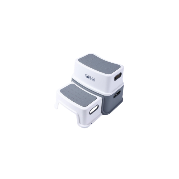 2-Step Stool with Non-Slip Base for Kids Optimal