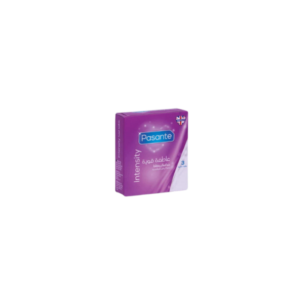 Intensity Condoms 3‑Pack & 12‑Pack Pasante