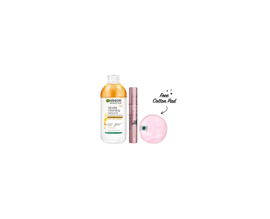 159 Micellar Water + Mascara Bundle Garnier & Maybelline - Image 1
