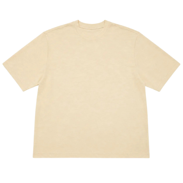 Zara Boys Light Beige Plain T Shirt
