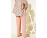 Powder Pink Ayrobin Wide Leg Trousers - Image 