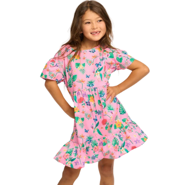 Floral Short Sleeve Dress