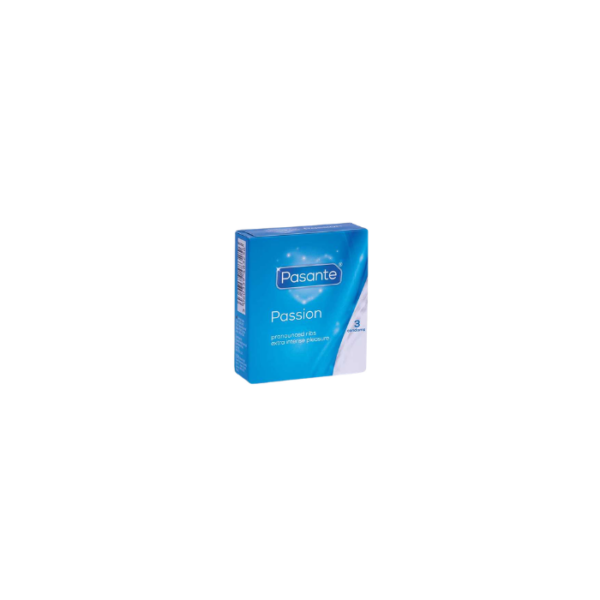 Passion Condoms 3‑Pack & 12‑Pack Pasante