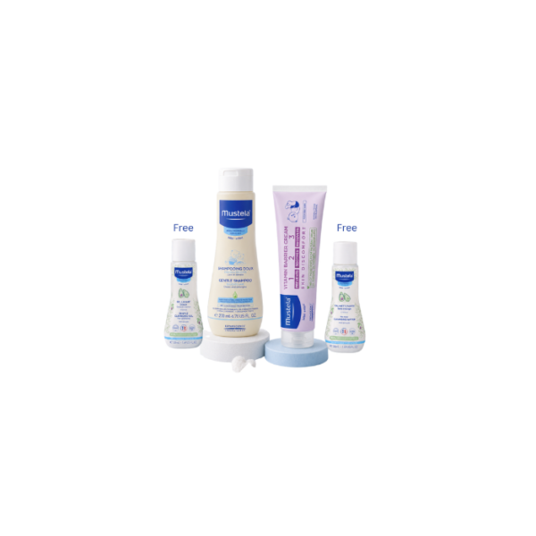 Gentle Shampoo + Cream Duo Mustela